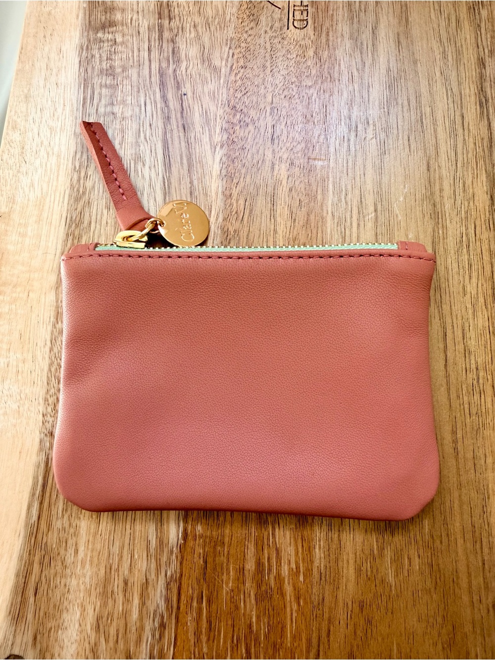 Clare V Coin Clutch Rose Clay NWT $75